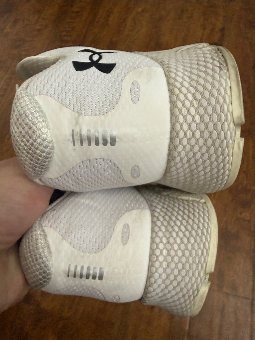 Under Armour Off-White Mesh Running Shoes - Picture 10 of 14